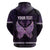 Personalised Alzheimer's Awareness Hoodie You May Not Remember But I Will Never Forget