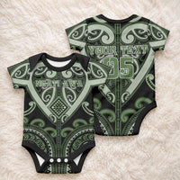 Custom Aotearoa Ngati Awa Baby Onesie Maori Tribal Pattern LT05 - Polynesian Pride