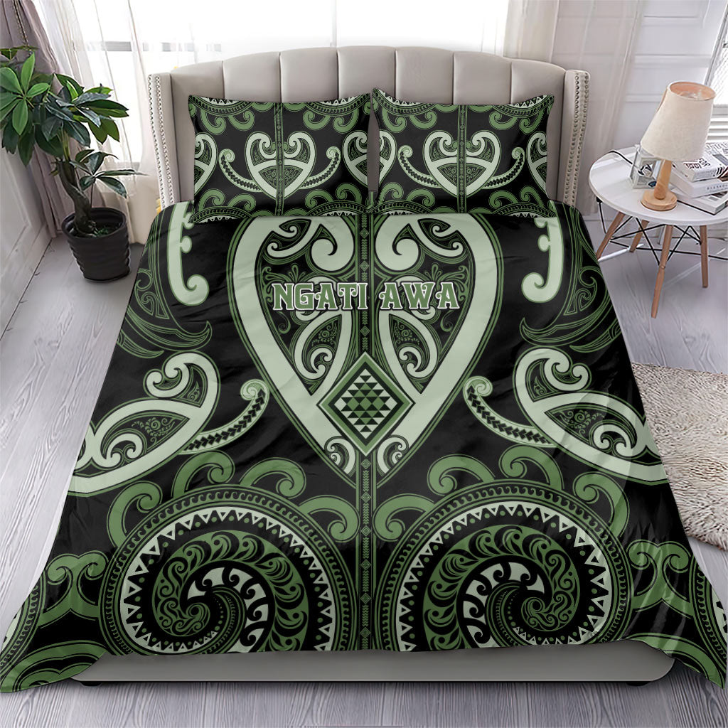 Aotearoa Ngati Awa Bedding Set Maori Tribal Pattern LT05 - Polynesian Pride