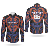 Custom Aotearoa Whakatohea Couples Matching Tank Maxi Dress and Long Sleeve Button Shirt Maori Tribal Pattern LT05 - Polynesian Pride