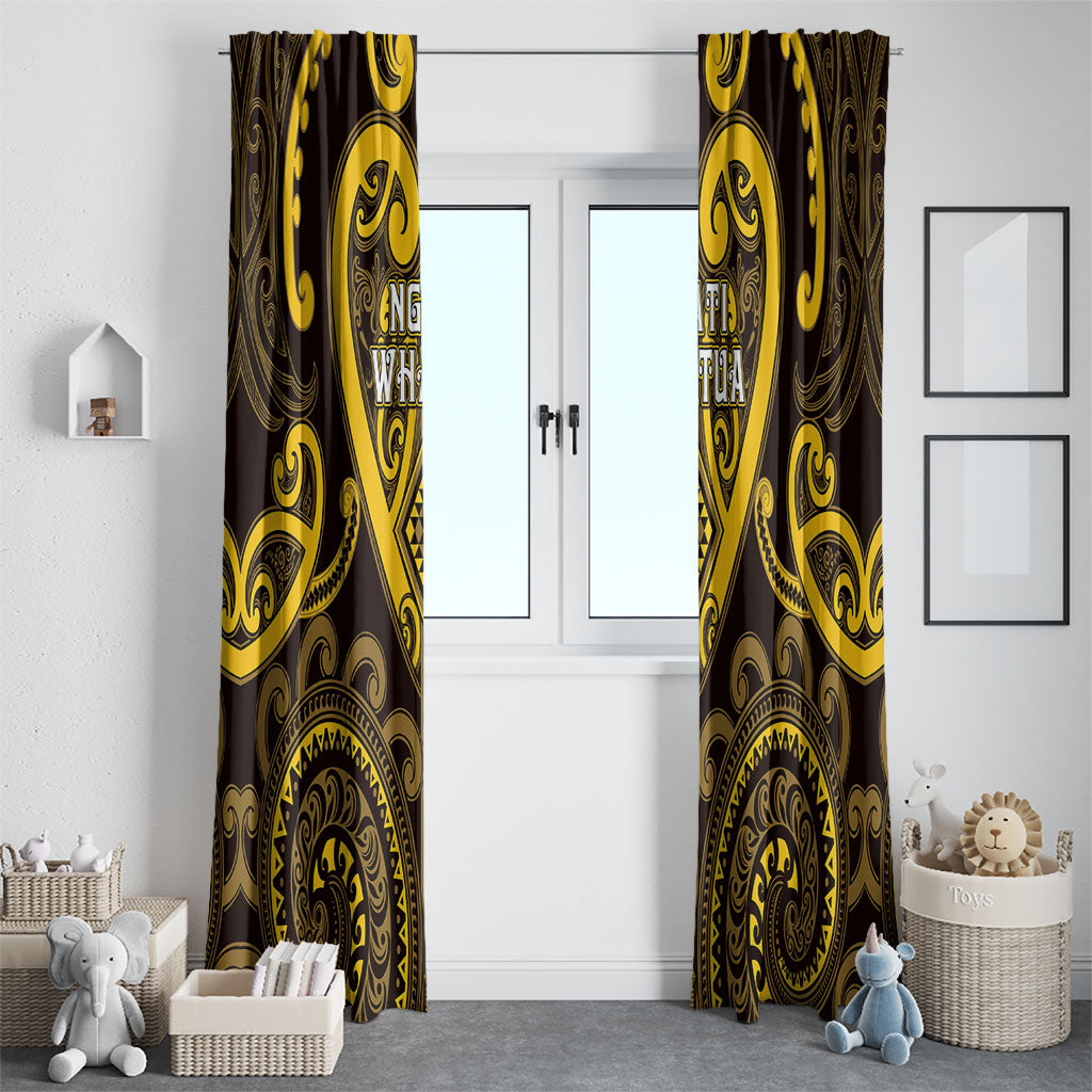 Aotearoa Ngati Whatua Window Curtain Maori Tribal Pattern LT05 - Polynesian Pride