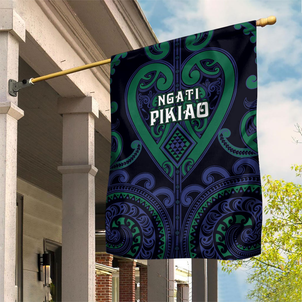 Aotearoa Ngati Pikiao Garden Flag Maori Tribal Pattern