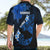 Hawaii Maui Hawaiian Shirt Polynesian Fish Hook Hibiscus Blue Version LT05 - Polynesian Pride