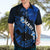 Personalized Hawaii Maui Hawaiian Shirt Polynesian Fish Hook Hibiscus Blue Version LT05 - Polynesian Pride