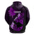 Hawaii Maui Hoodie Polynesian Fish Hook Hibiscus Purple Version LT05 - Polynesian Pride