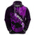 Hawaii Maui Hoodie Polynesian Fish Hook Hibiscus Purple Version LT05 - Polynesian Pride