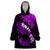 Hawaii Maui Wearable Blanket Hoodie Polynesian Fish Hook Hibiscus Purple Version LT05 One Size Purple - Polynesian Pride