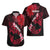 Hawaii Maui Hawaiian Shirt Polynesian Fish Hook Hibiscus Red Version LT05 - Polynesian Pride