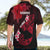 Hawaii Maui Hawaiian Shirt Polynesian Fish Hook Hibiscus Red Version LT05 - Polynesian Pride