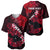 Personalized Hawaii Maui Baseball Jersey Polynesian Fish Hook Hibiscus Red Version LT05 - Polynesian Pride
