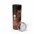 Personalized Hawaii Skinny Tumbler Hammerhead Shark Kakau Polynesian Tribal Orange