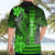 Personalized Hawaii Hawaiian Shirt Hammerhead Shark Kakau Polynesian Tribal Green LT05 - Polynesian Pride