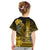 Personalized Hawaii Kid T Shirt Hammerhead Shark Kakau Polynesian Tribal Gold LT05 - Polynesian Pride
