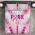 Breast Cancer Pink Out Bedding Set Polynesian Art Tattoo White Version