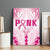 Breast Cancer Pink Out Canvas Wall Art Polynesian Art Tattoo White Version