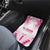 Breast Cancer Pink Out Car Mats Polynesian Art Tattoo White Version