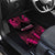 Breast Cancer Pink Out Car Mats Polynesian Art Tattoo Black Version