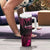 Breast Cancer Pink Out Tumbler With Handle Polynesian Art Tattoo Black Version