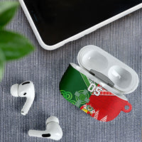 Tonga Ireland Rugby Custom AirPods Case Ikale Tahi With Shamrocks Together