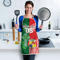 Tonga Ireland Rugby Custom Apron Ikale Tahi With Shamrocks Together