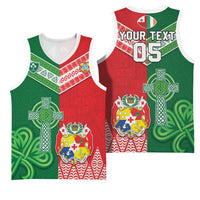 Tonga Ireland Rugby Custom Basketball Jersey Ikale Tahi With Shamrocks Together