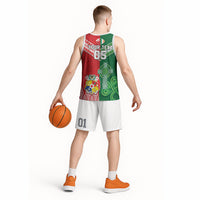 Tonga Ireland Rugby Custom Basketball Jersey Ikale Tahi With Shamrocks Together