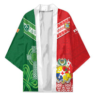 Tonga Ireland Rugby Custom Kimono Ikale Tahi With Shamrocks Together