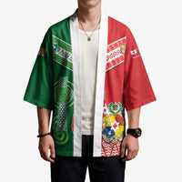 Tonga Ireland Rugby Custom Kimono Ikale Tahi With Shamrocks Together