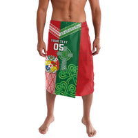 Tonga Ireland Rugby Custom Lavalava Ikale Tahi With Shamrocks Together