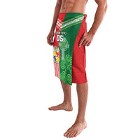 Tonga Ireland Rugby Custom Lavalava Ikale Tahi With Shamrocks Together