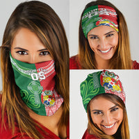 Tonga Ireland Rugby Custom Neck Gaiter Ikale Tahi With Shamrocks Together