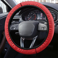 Tonga Ireland Rugby Steering Wheel Cover Ikale Tahi With Shamrocks Together