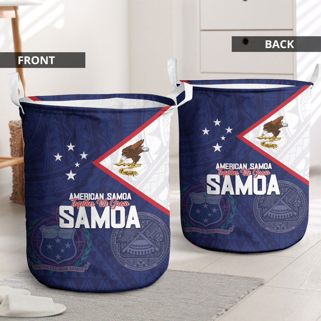 American Samoa And Samoa Laundry Basket Together We Grow