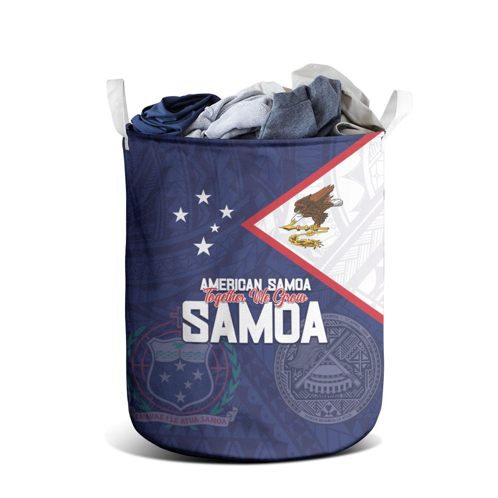 American Samoa And Samoa Laundry Basket Together We Grow
