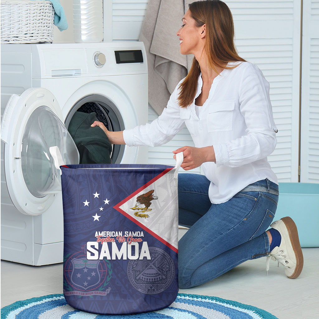 American Samoa And Samoa Laundry Basket Together We Grow