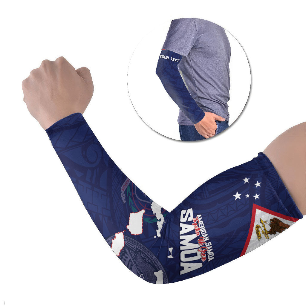 Personalized American Samoa And Samoa Arm Sleeves Together We Grow