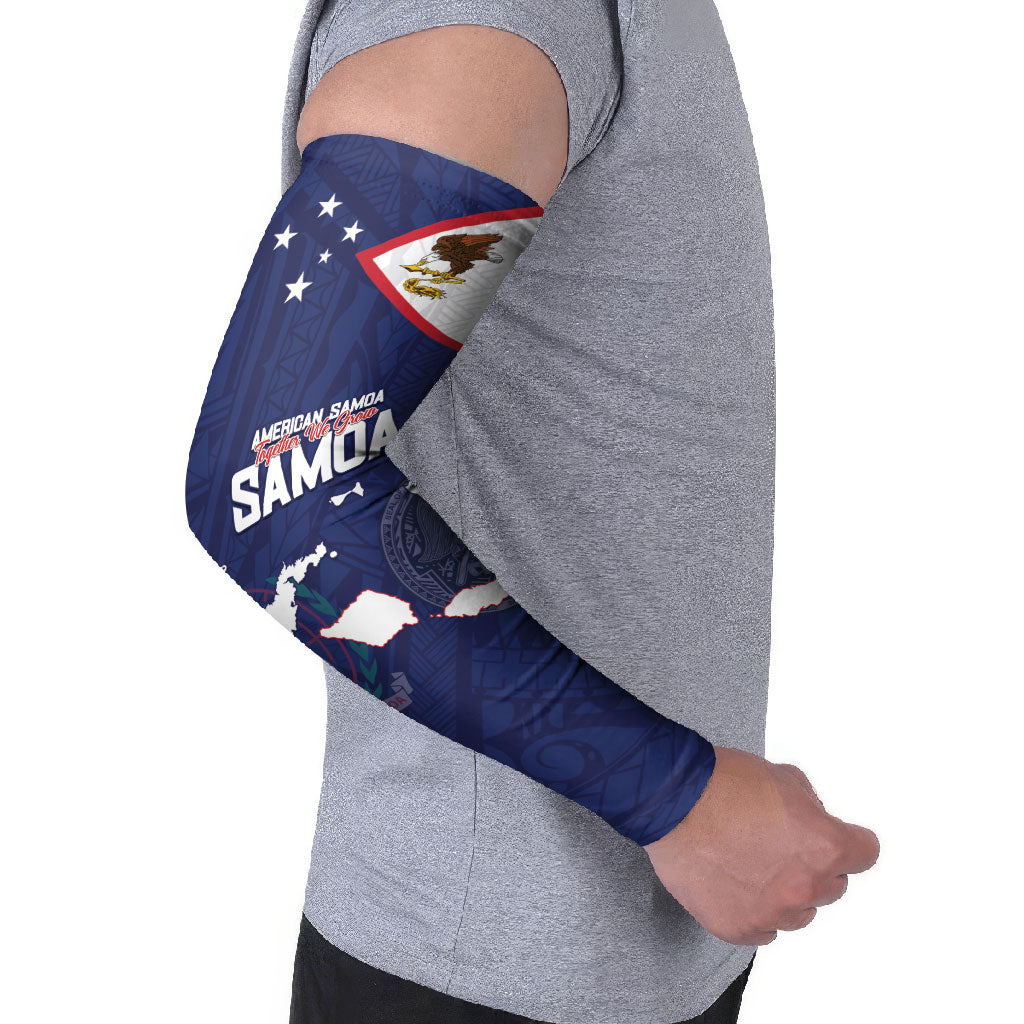 Personalized American Samoa And Samoa Arm Sleeves Together We Grow