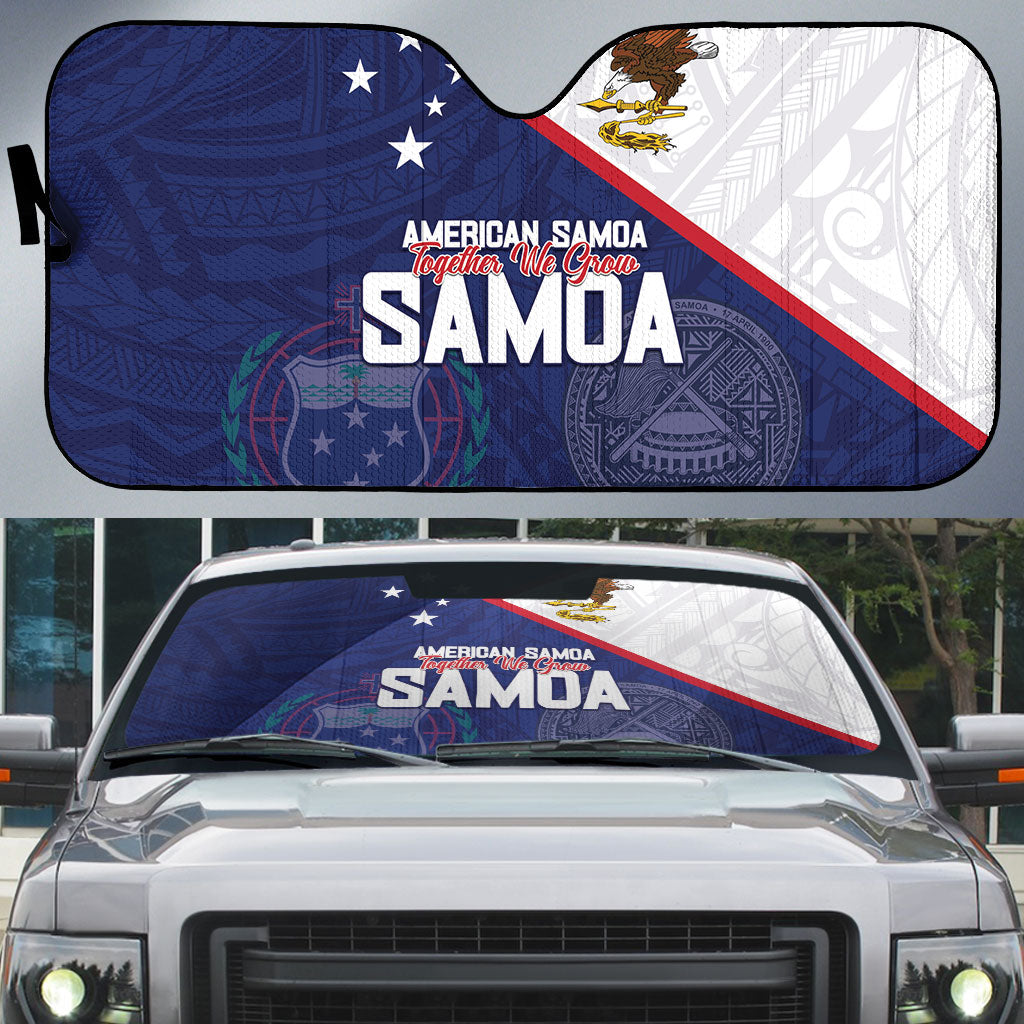 American Samoa And Samoa Auto Sun Shade Together We Grow