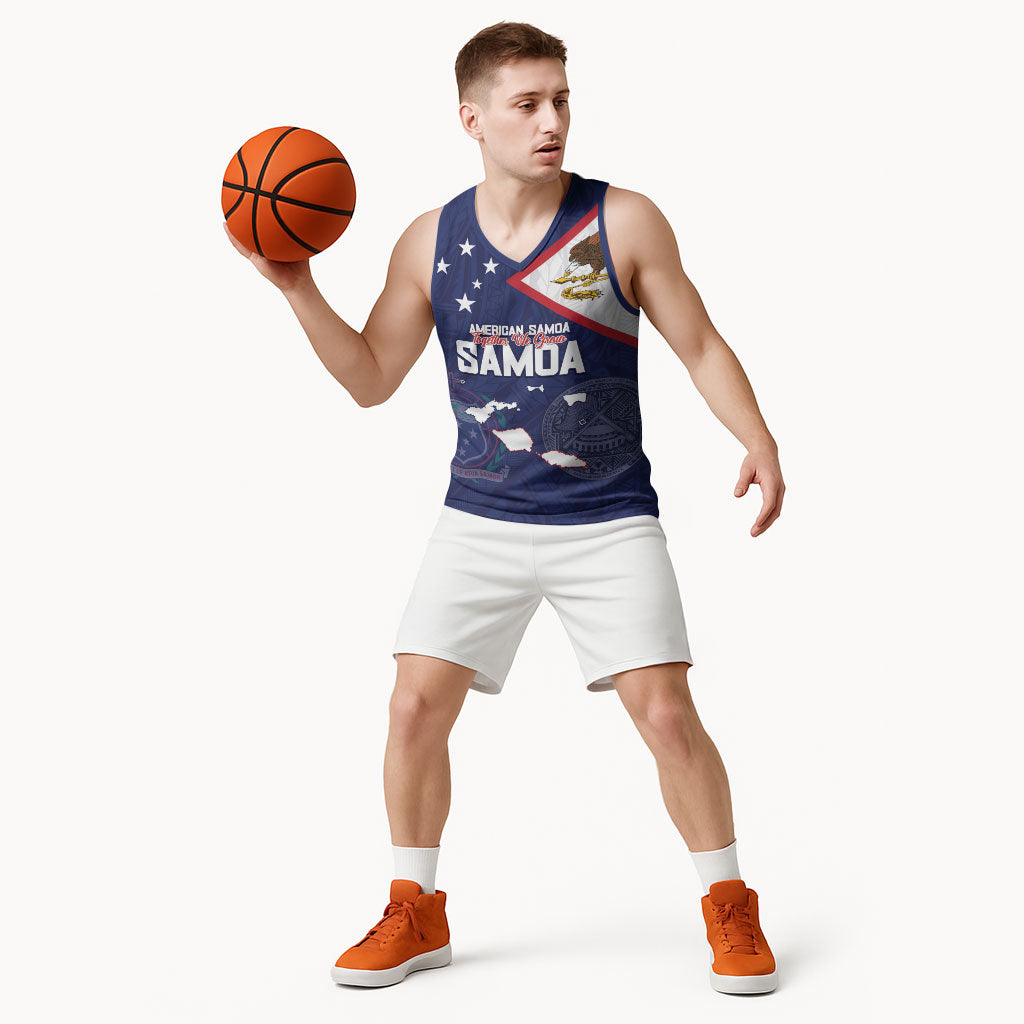 Personalized American Samoa And Samoa Basketball Jersey Together We Grow