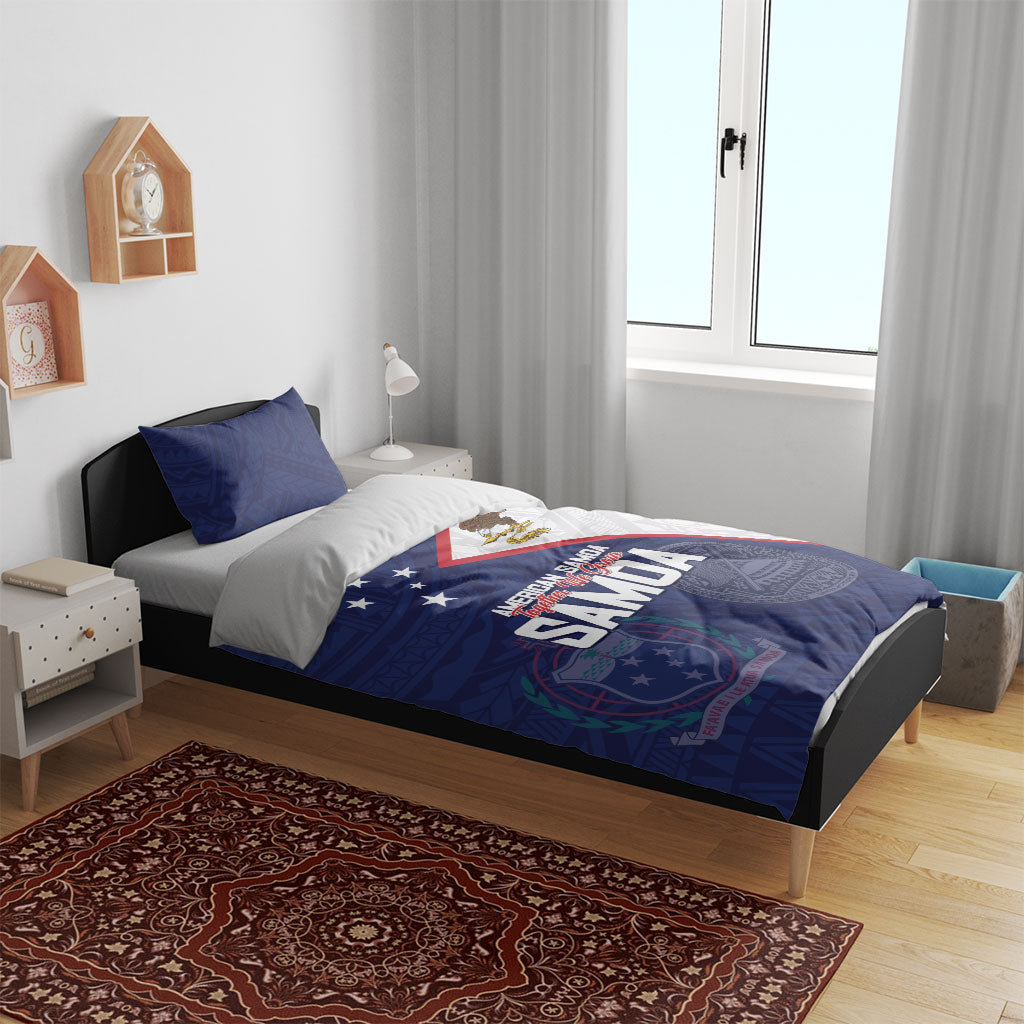 American Samoa And Samoa Bedding Set Together We Grow