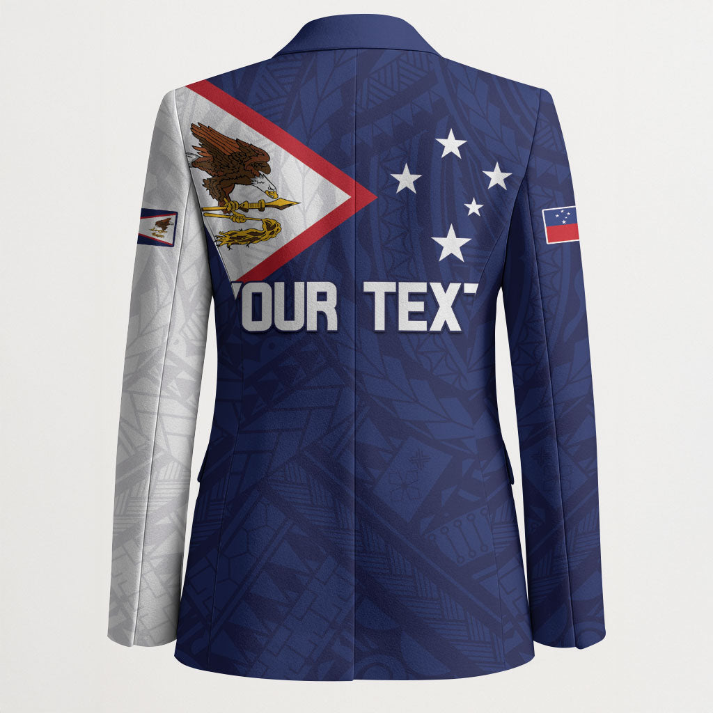 Personalized American Samoa And Samoa Blazer Together We Grow