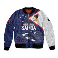 Personalized American Samoa And Samoa Bomber Jacket Together We Grow