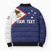 Personalized American Samoa And Samoa Bomber Puffer Jacket Together We Grow
