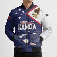 Personalized American Samoa And Samoa Bomber Puffer Jacket Together We Grow