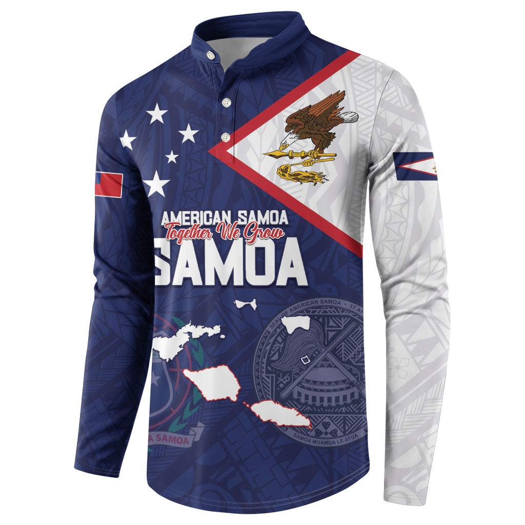 Personalized American Samoa And Samoa Button Sweatshirt Together We Grow