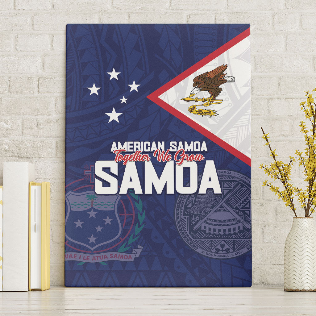 American Samoa And Samoa Canvas Wall Art Together We Grow