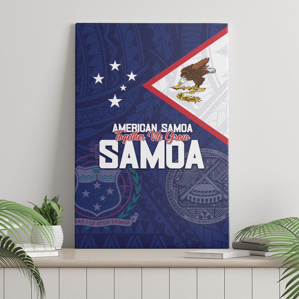 American Samoa And Samoa Canvas Wall Art Together We Grow