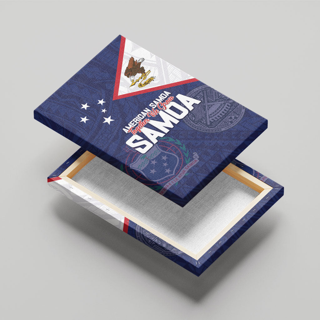 American Samoa And Samoa Canvas Wall Art Together We Grow