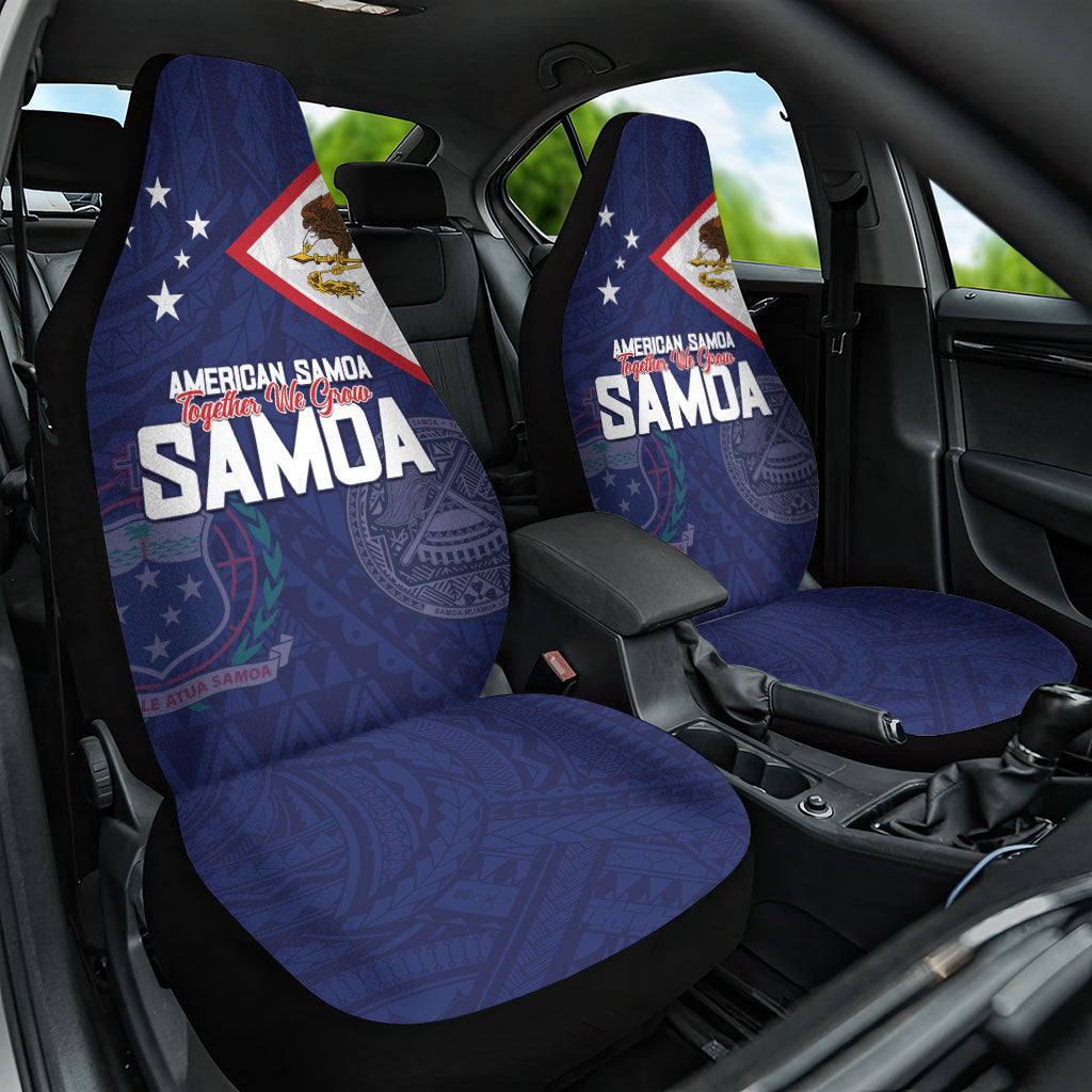 American Samoa And Samoa Car Seat Cover Together We Grow