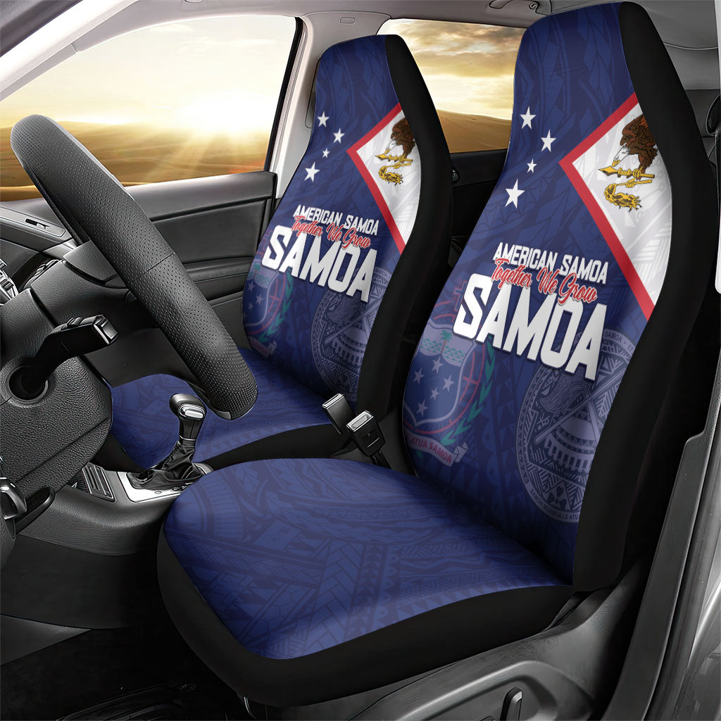 American Samoa And Samoa Car Seat Cover Together We Grow